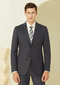 Dark Grey Super 120’s Wool Suit – 280g Refined Tailoring